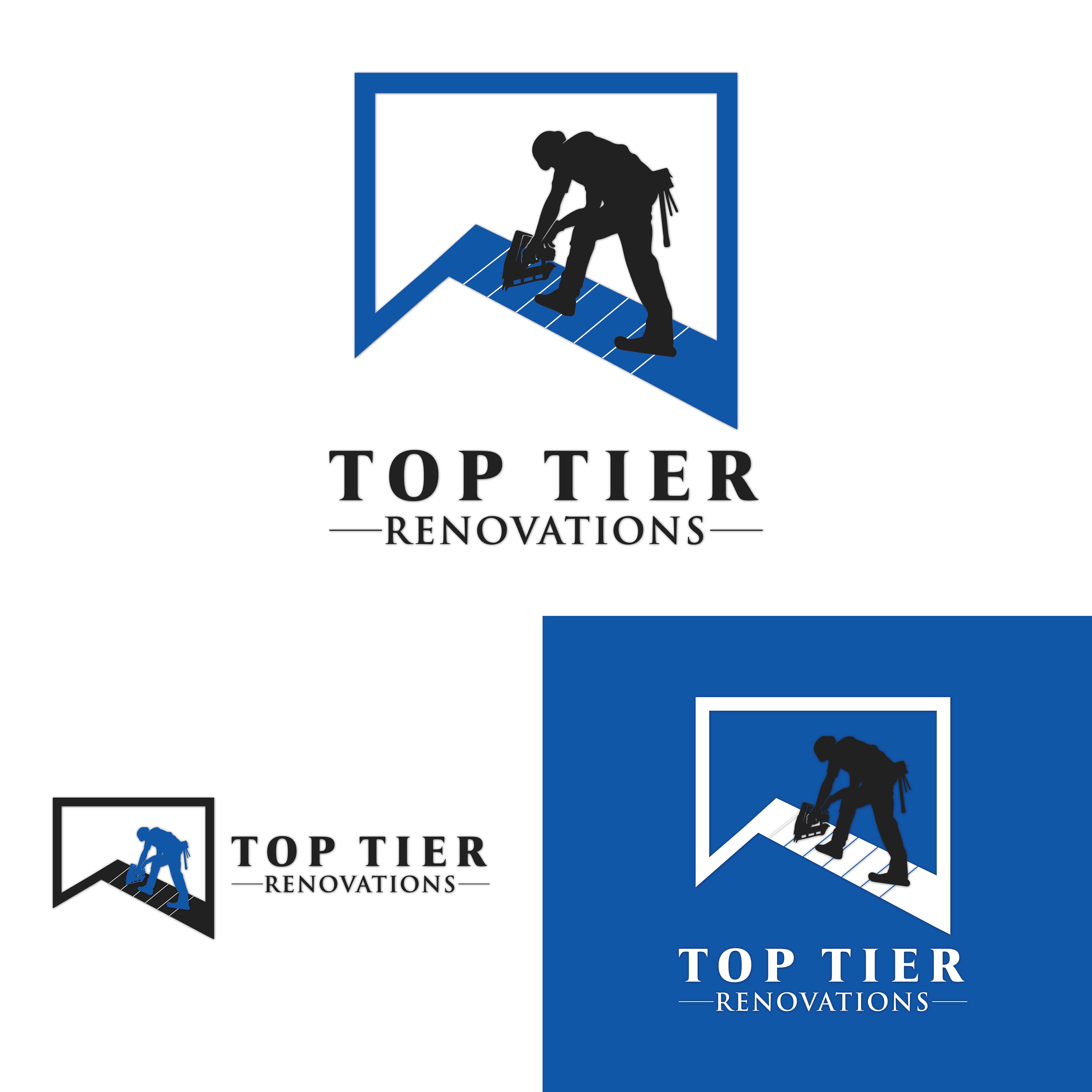 Logo-Design von Logo Maker Zone für Top Tier Renovations, LLC | Design #34916114