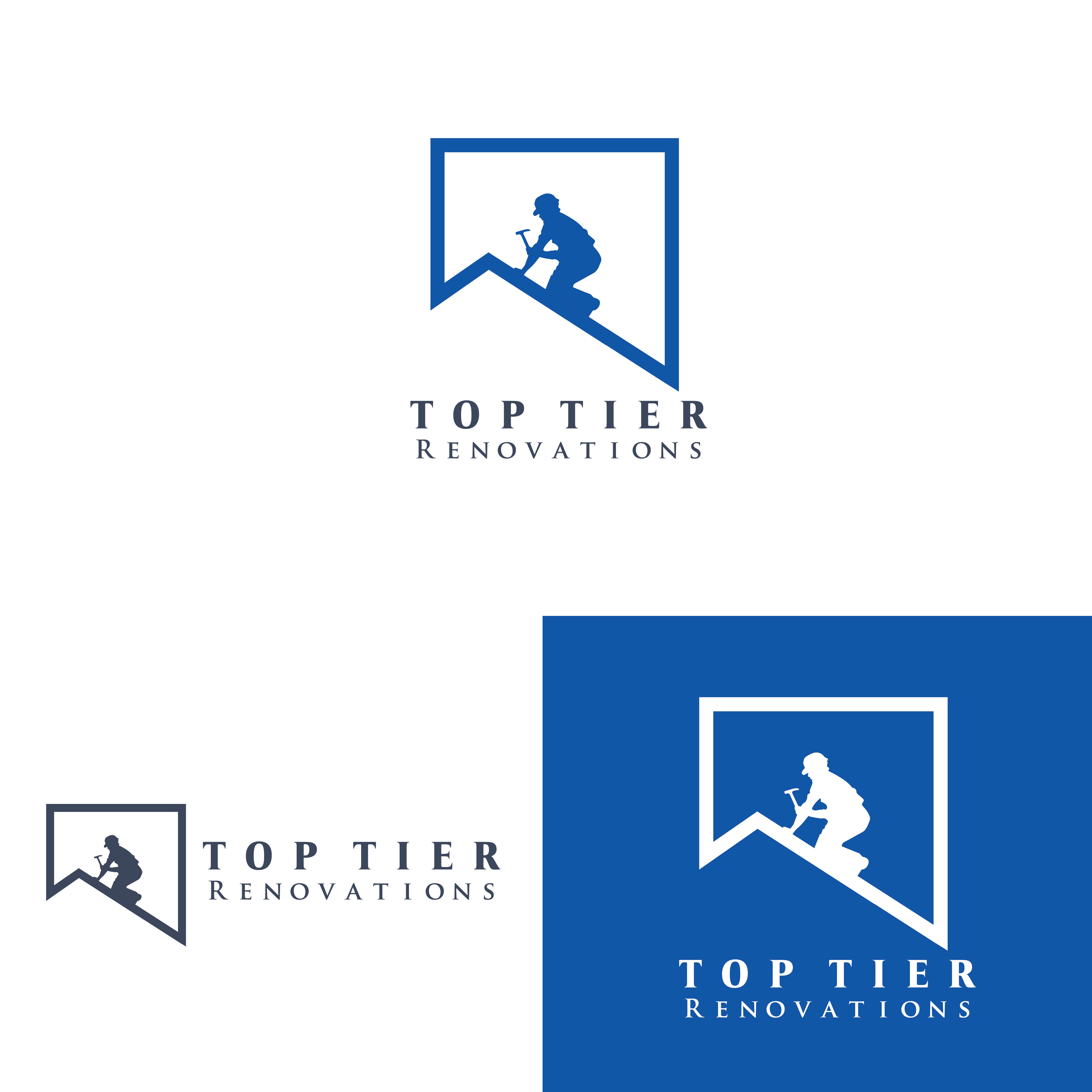 Logo-Design von Logo Maker Zone für Top Tier Renovations, LLC | Design #34933792