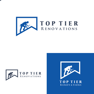 Logo Design by Logo Maker Zone for Top Tier Renovations, LLC | Design: #34934009