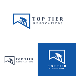 Logo Design by Logo Maker Zone for Top Tier Renovations, LLC | Design: #34934019