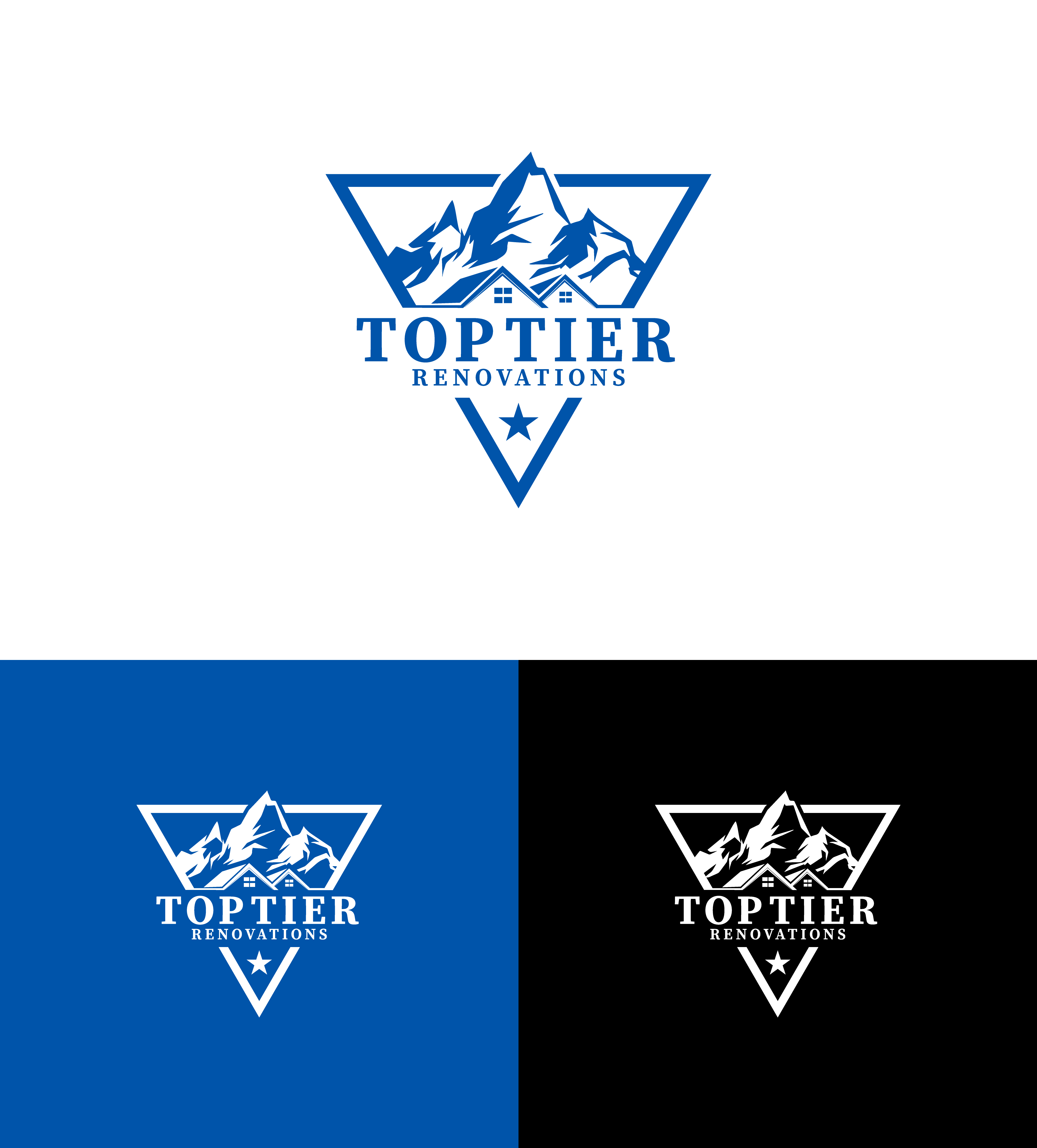 Logo Design by MOHAMMAD JISHAN  for Top Tier Renovations, LLC | Design #34885867