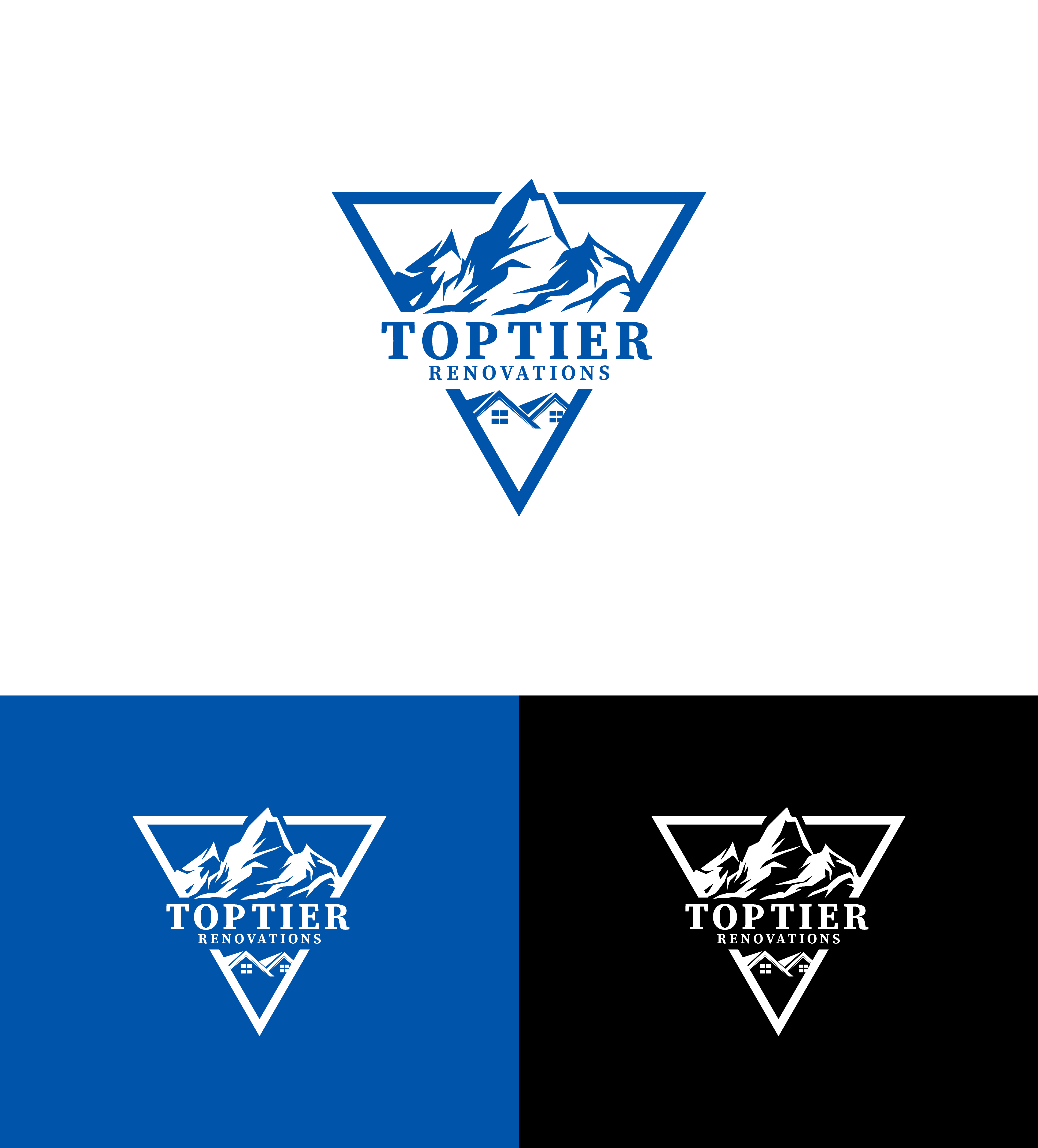 Logo Design by MOHAMMAD JISHAN  for Top Tier Renovations, LLC | Design #34885883