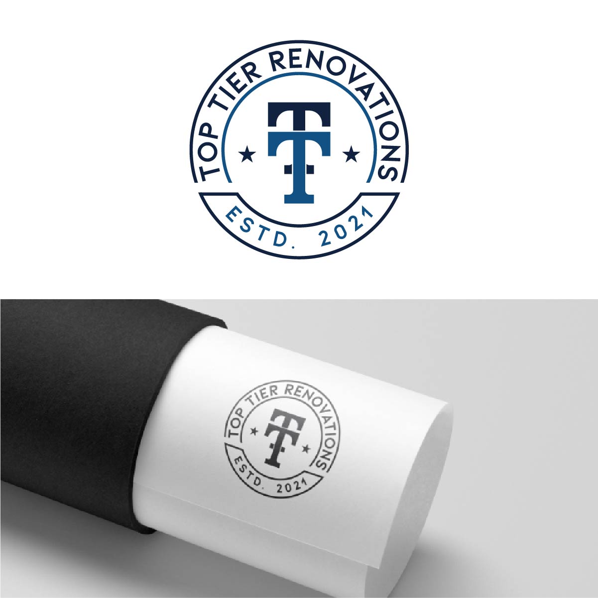 Logo Design by fly  design for Top Tier Renovations, LLC | Design #34761902