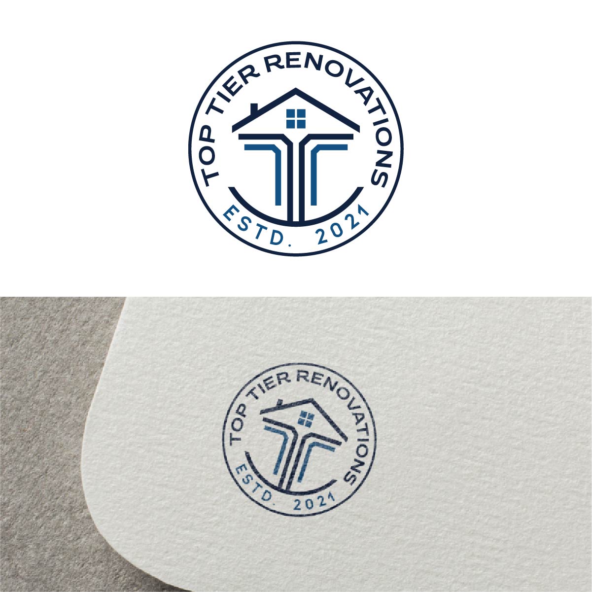 Logo Design by fly  design for Top Tier Renovations, LLC | Design #34761903
