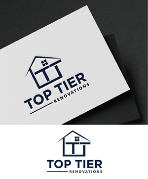 Diseño de Logo por fly  design para Top Tier Renovations, LLC | Diseño: #34762231