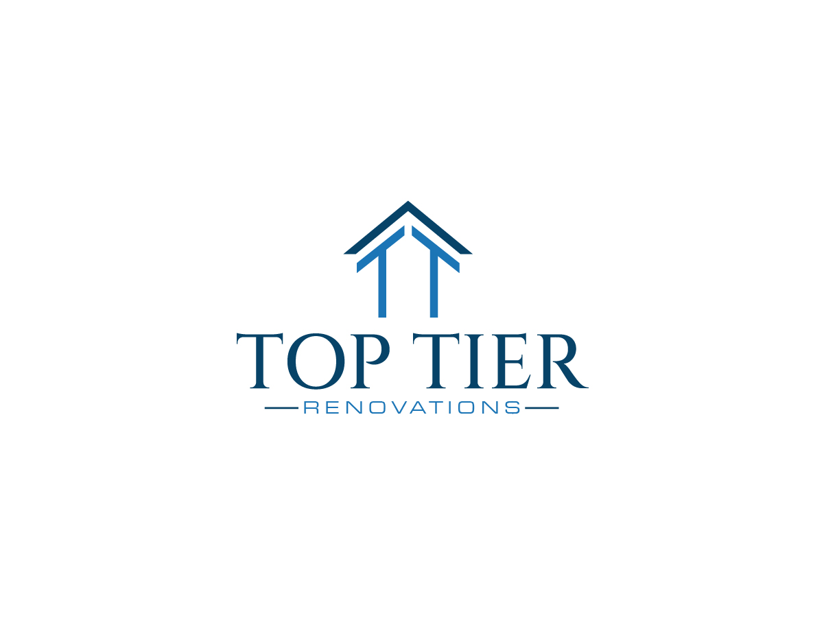 Diseño de Logo por Owltive para Top Tier Renovations, LLC | Diseño #34752385