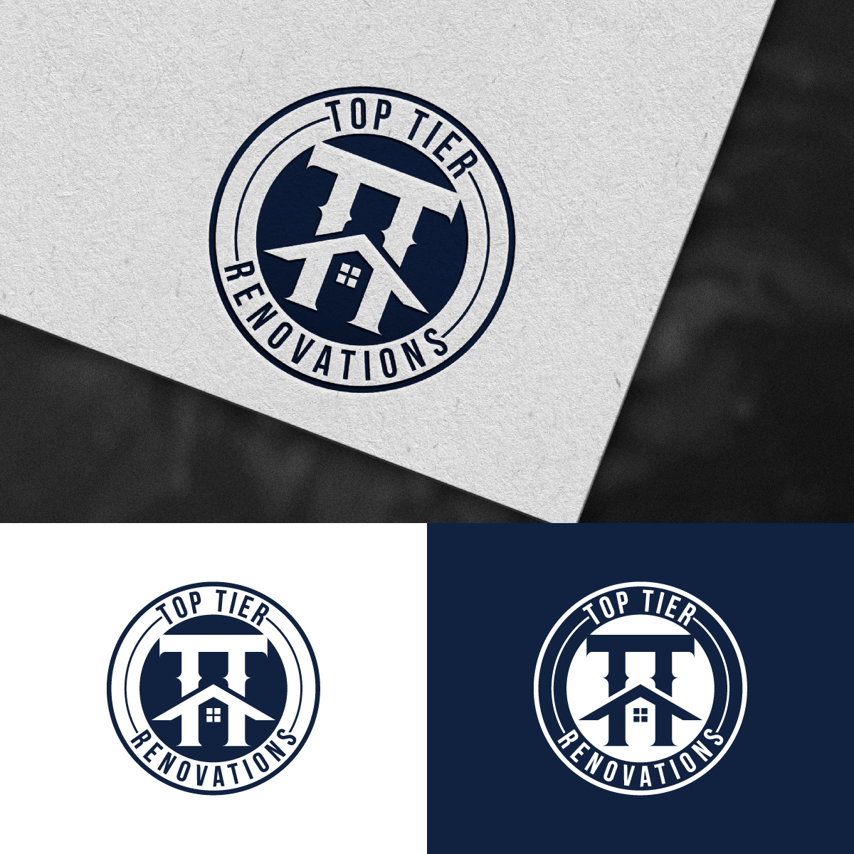 Diseño de Logo por DesignLima para Top Tier Renovations, LLC | Diseño #34762683