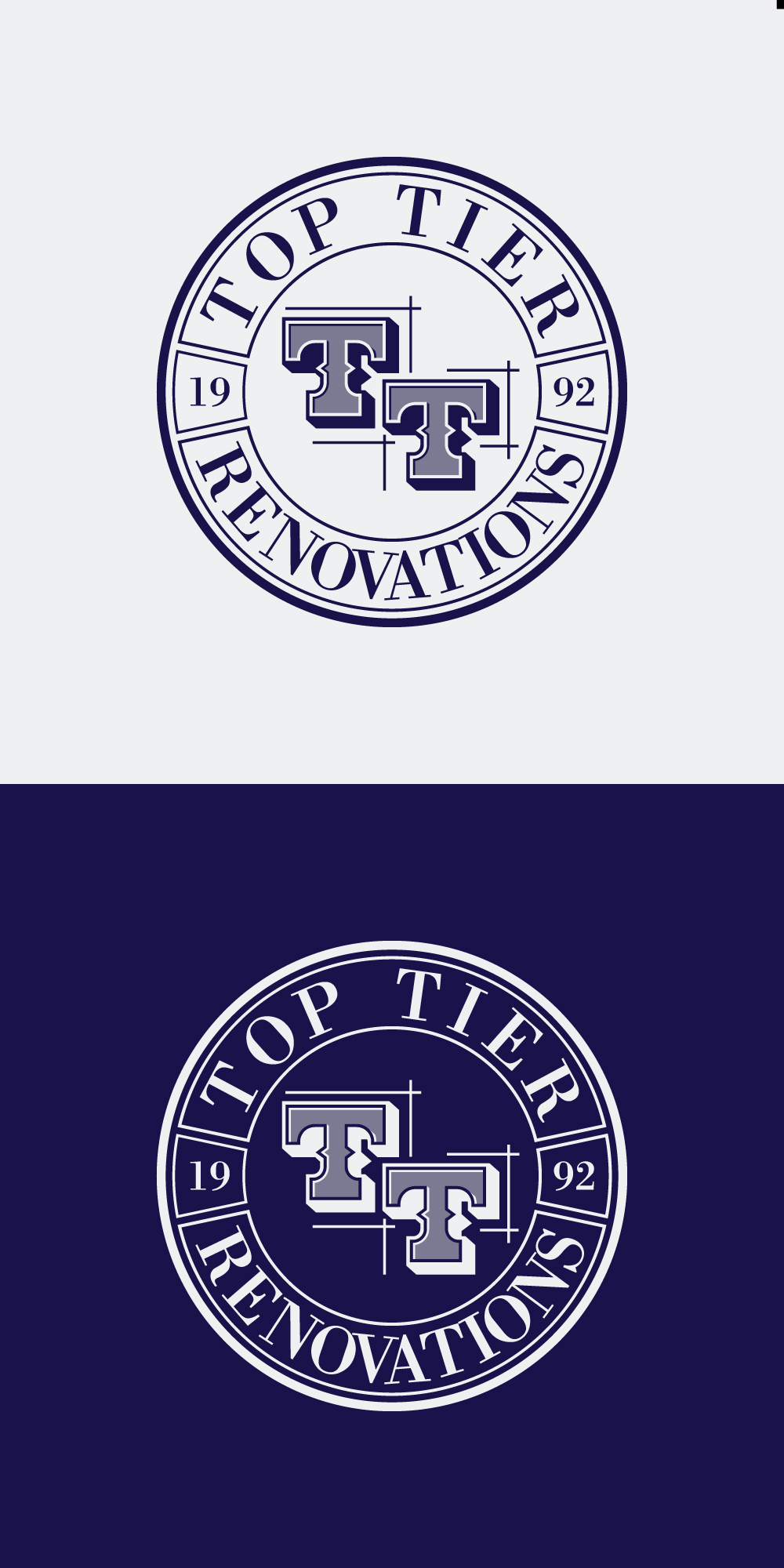 Logo Design by TrisDesign for Top Tier Renovations, LLC | Design #34787620