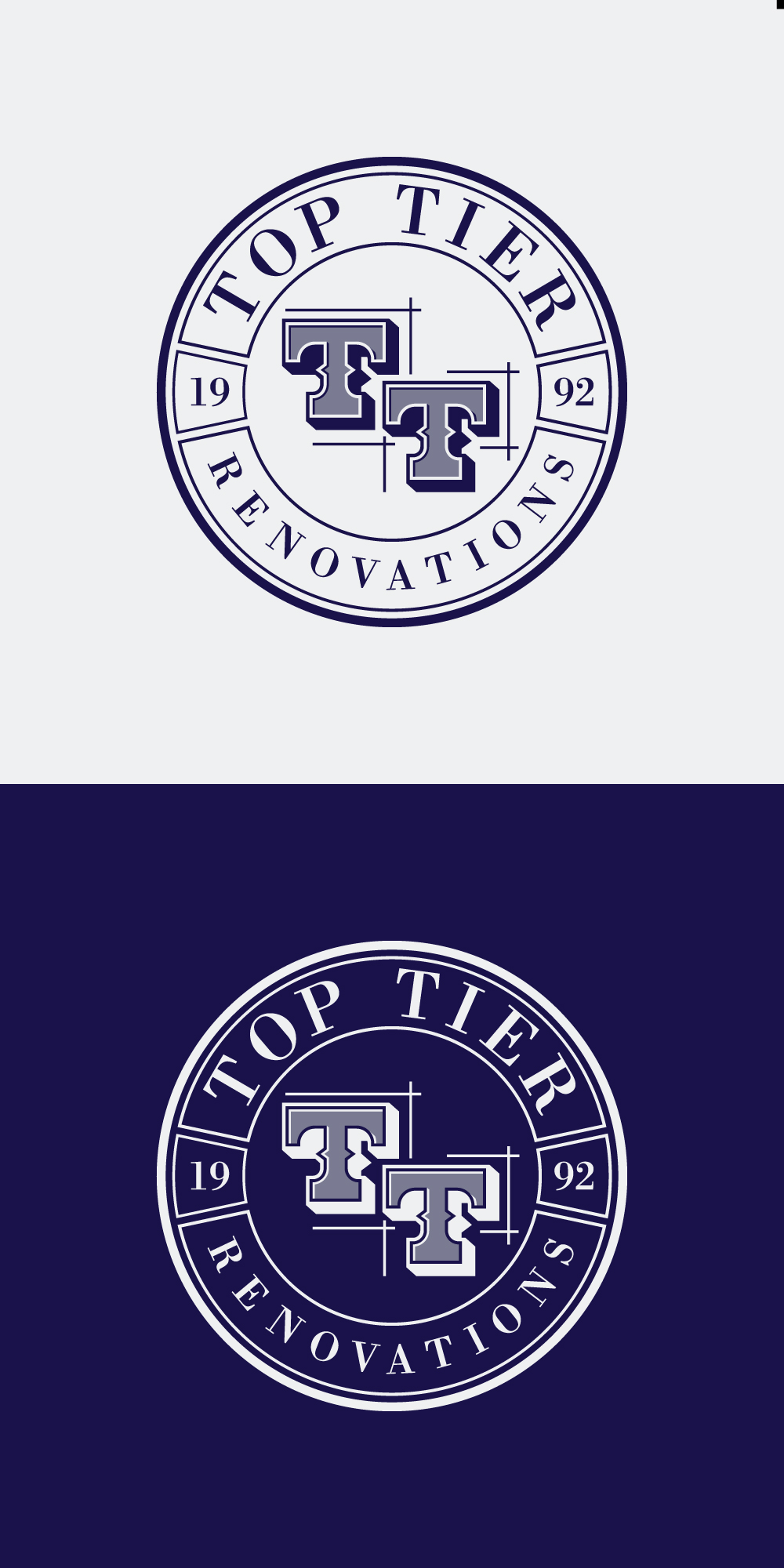 Logo-Design von TrisDesign für Top Tier Renovations, LLC | Design #34787663