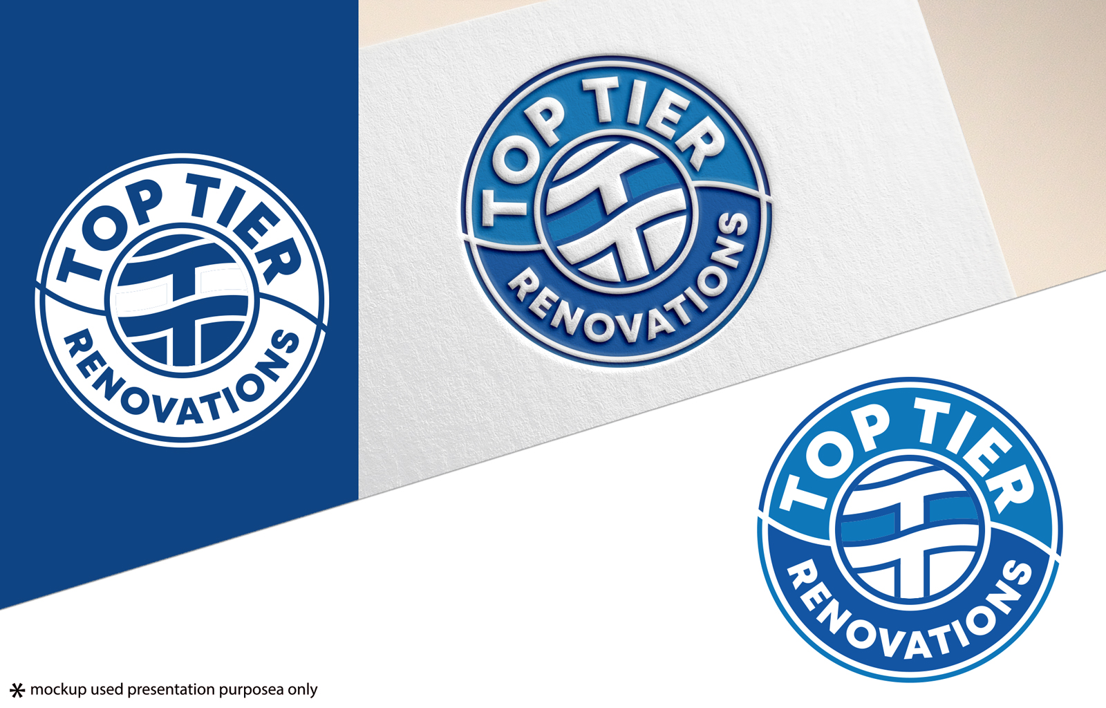 Diseño de Logo por Rubia@ para Top Tier Renovations, LLC | Diseño #34758681