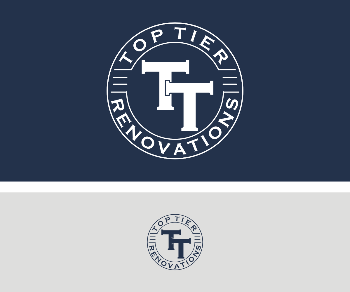 Logo-Design von f i l d a für Top Tier Renovations, LLC | Design #34793331