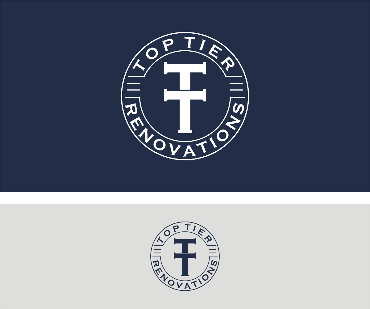Logo-Design von f i l d a für Top Tier Renovations, LLC | Design #34793332
