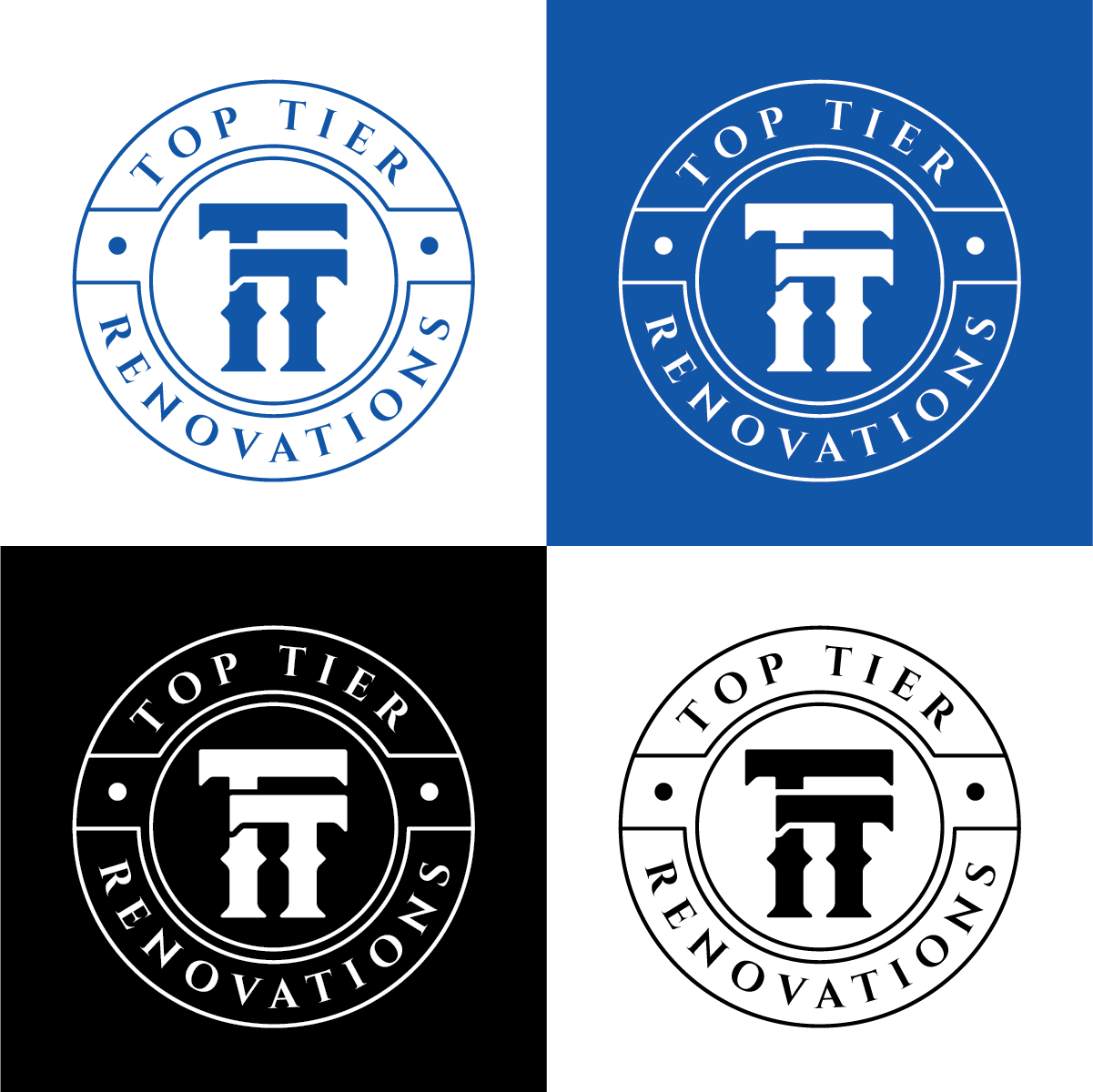 Diseño de Logo por artmakers para Top Tier Renovations, LLC | Diseño #34752255