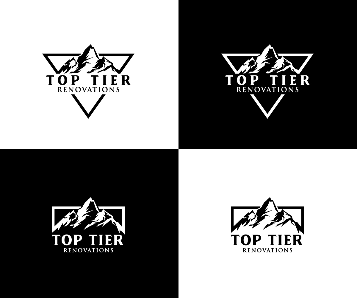 Logo Design by step forward 2 for Top Tier Renovations, LLC | Design #34880631