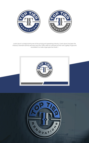Logo Design by SigmaStudio for Top Tier Renovations, LLC | Design: #34759694