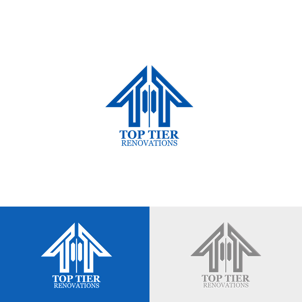 Logo-Design von Moogie Moogie für Top Tier Renovations, LLC | Design #34777682