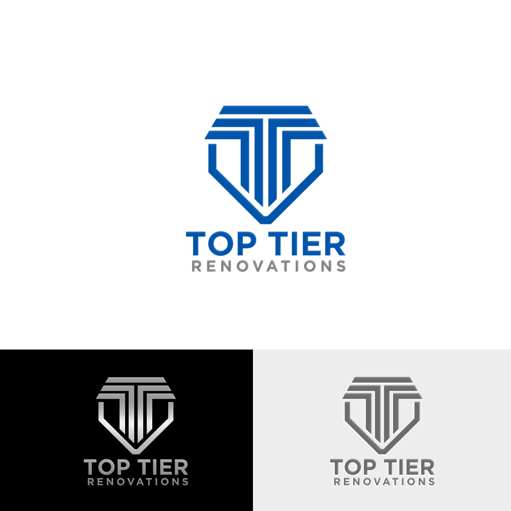 Logo-Design von Moogie Moogie für Top Tier Renovations, LLC | Design #34790261