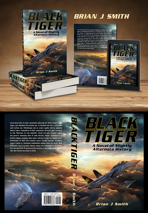 Front and back book cover design for a fiction novel about naval aviation