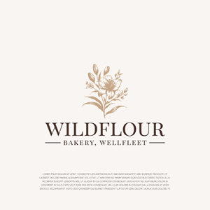 Design de Logo par LogoEon pour Wildflour Bakery | Design : #34759769
