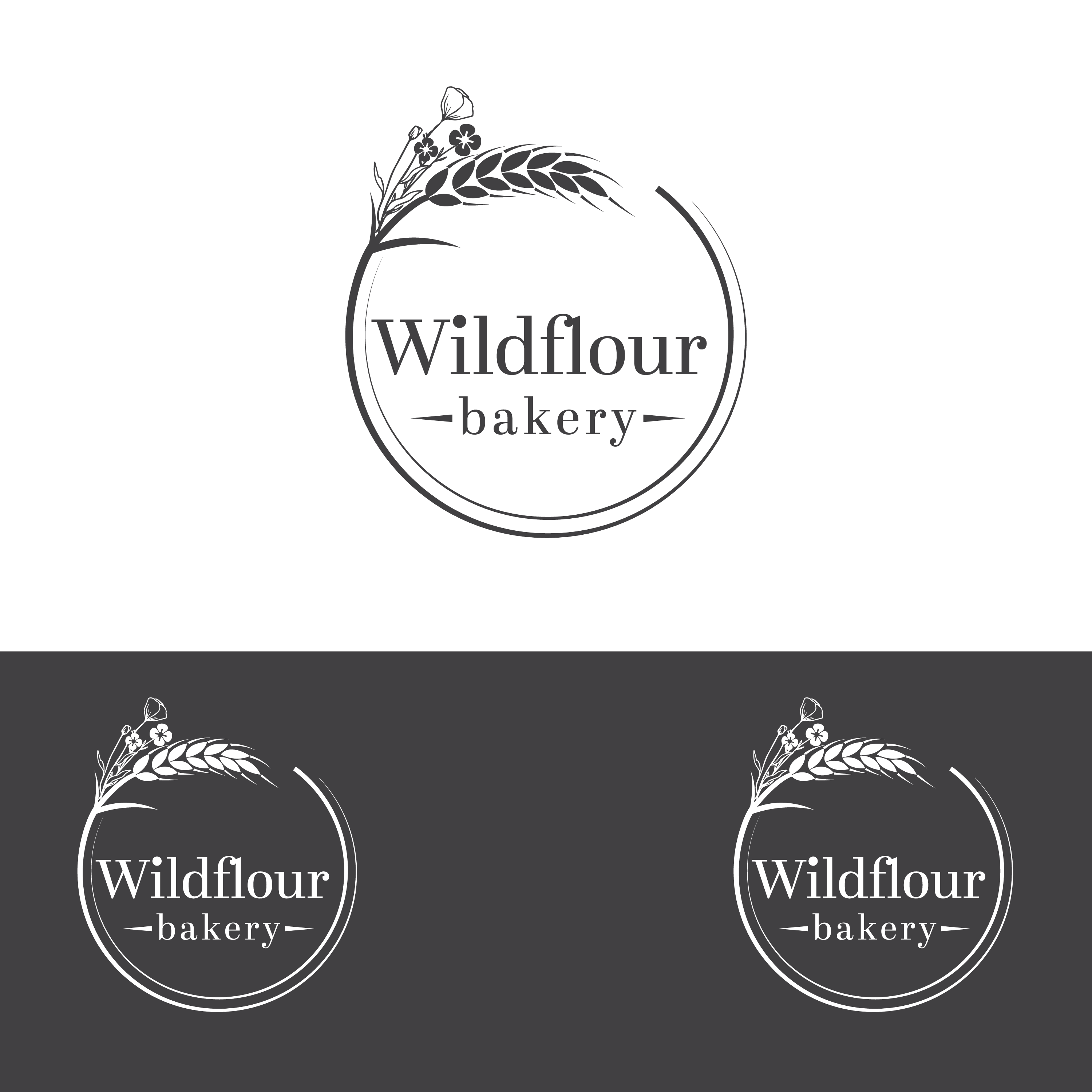 Logo Design by M Art & Design for Wildflour Bakery | Design #34761339