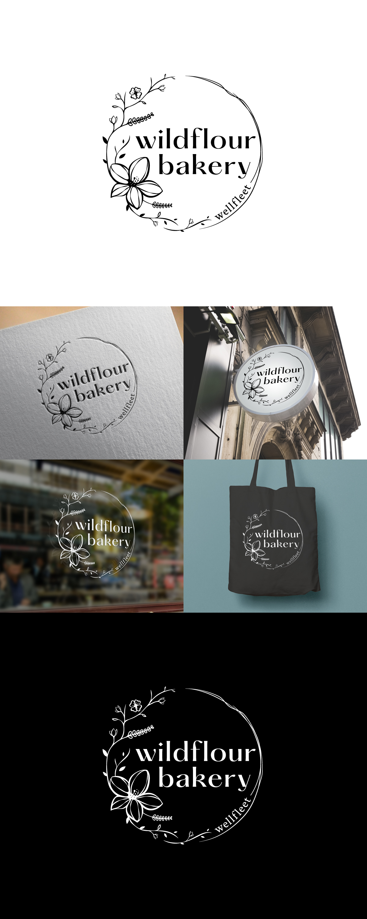 Logo Design by NineOwl for Wildflour Bakery | Design #34760916
