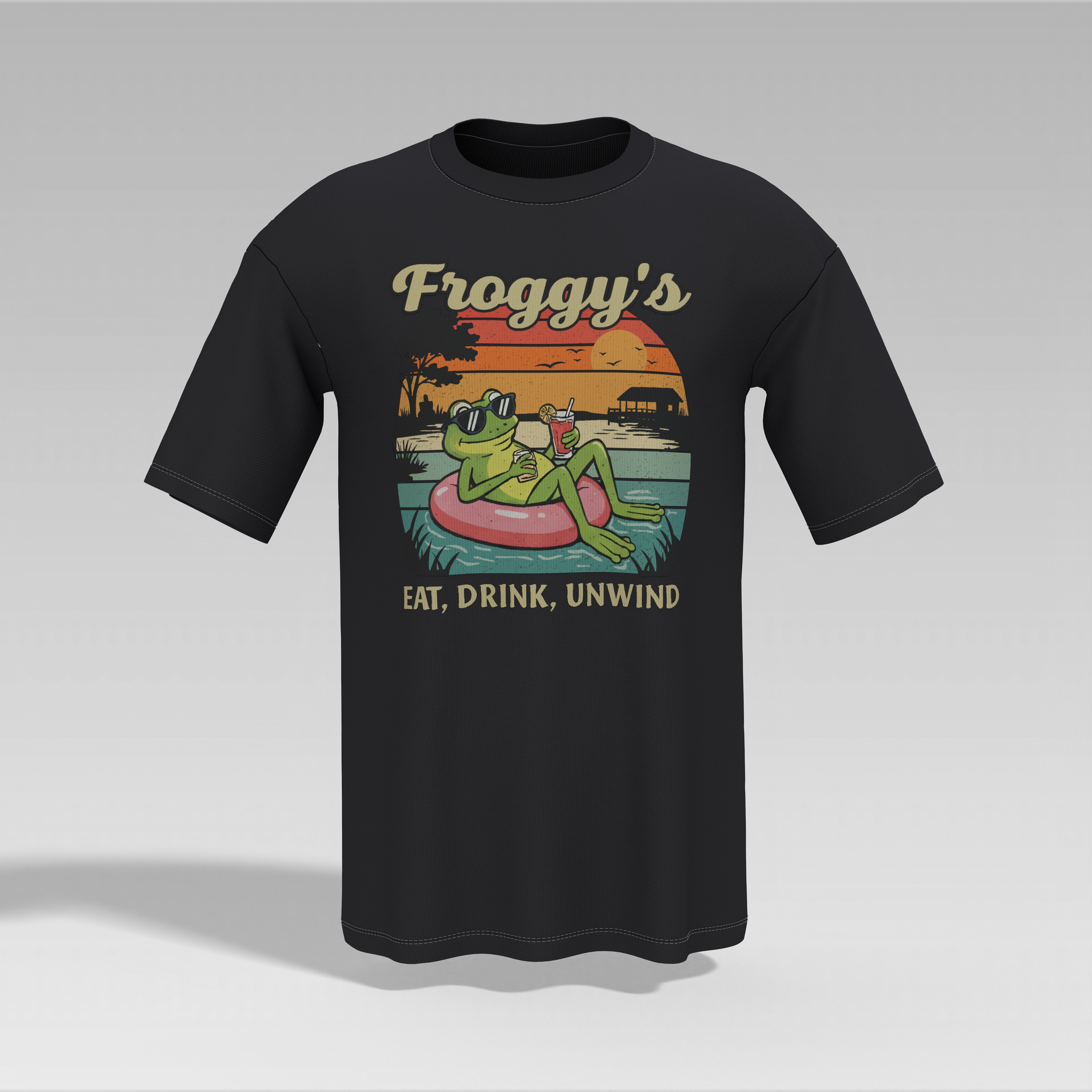 Design de T-shirt par Creative Studio X pour Froggys at the Lake | Design #34765075