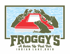 Design de T-shirt par Den Bagus pour Froggys at the Lake | Design : #34806472