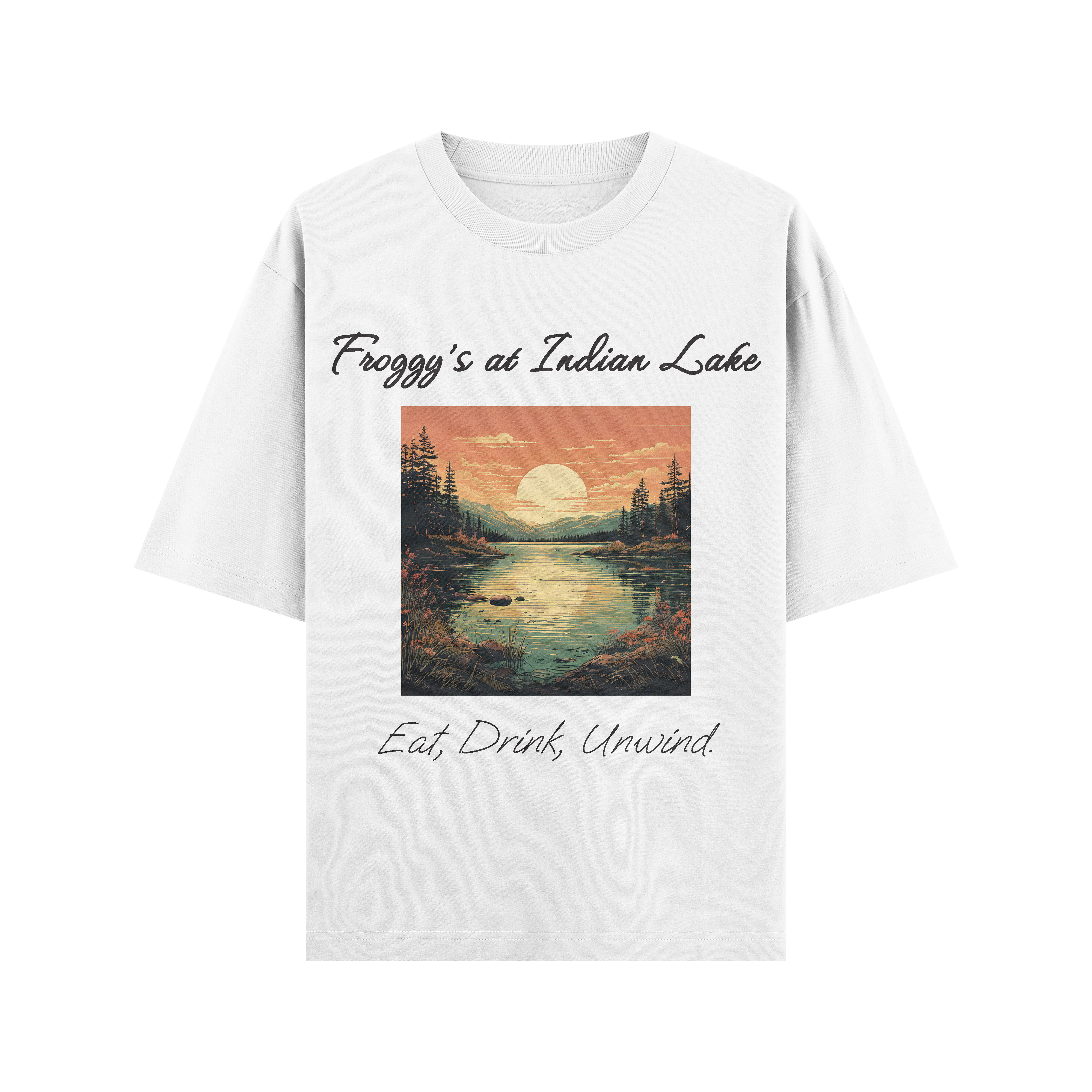 T-shirt Design by Profe Hobbs for Froggys at the Lake | Design #34770120
