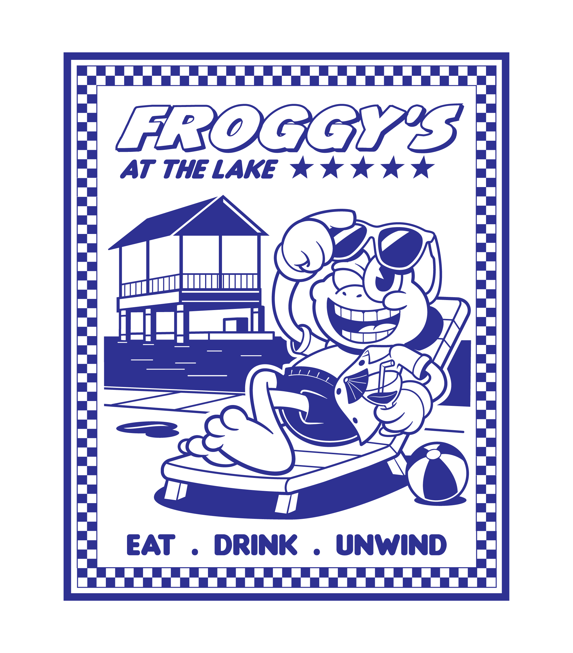 T-shirt Design by B'signs for Froggys at the Lake | Design #34790137