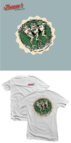 Design de T-shirt par Ngoeg pour Froggys at the Lake | Design : #35168804