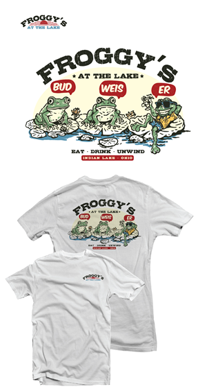 Design de T-shirt par Ngoeg pour Froggys at the Lake | Design : #35168811
