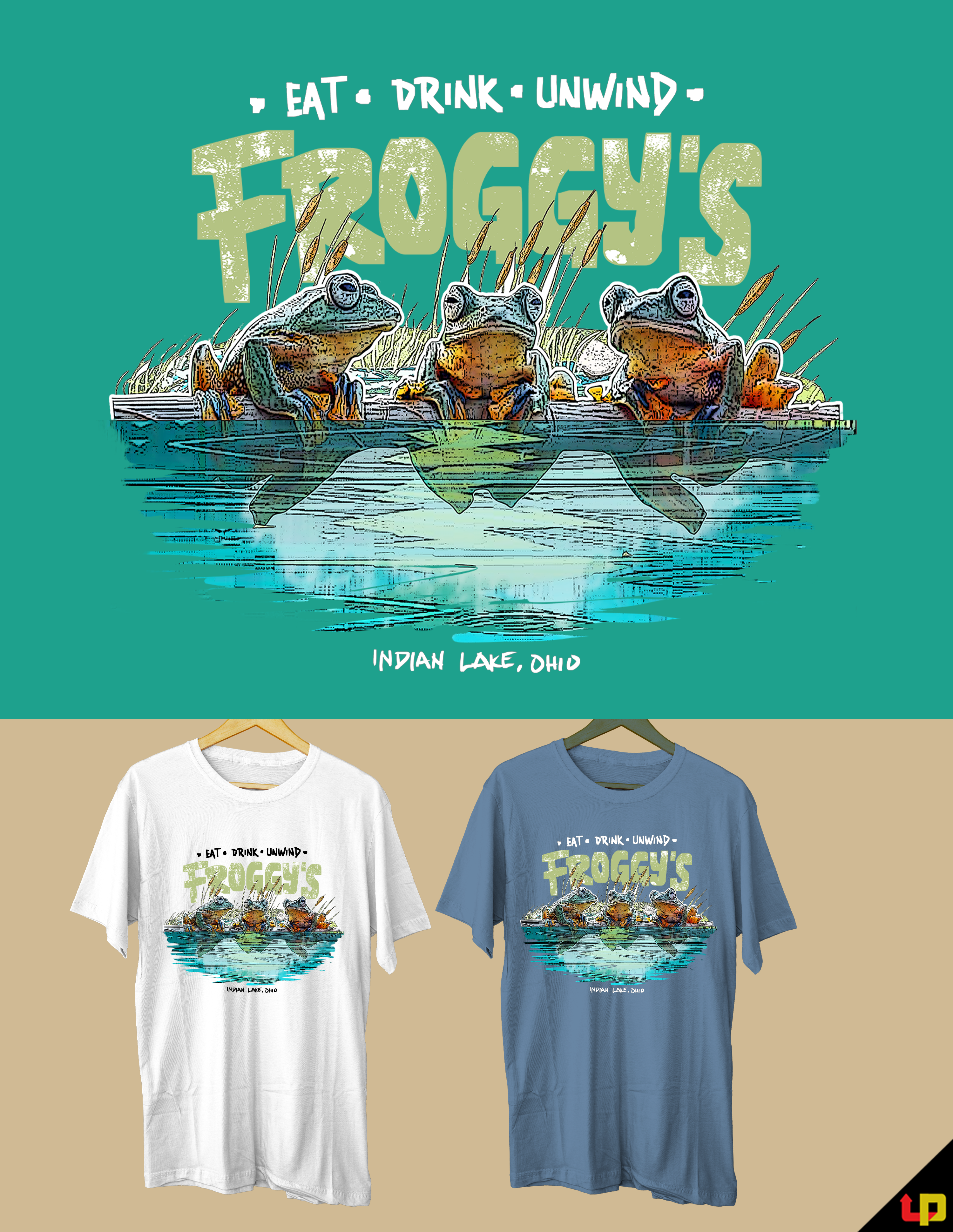 Design de T-shirt par Uprinteez pour Froggys at the Lake | Design #34835547