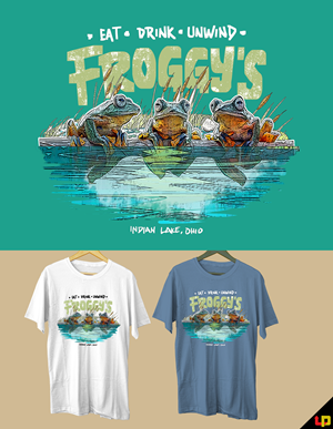 Design de T-shirt par Uprinteez pour Froggys at the Lake | Design : #34835547
