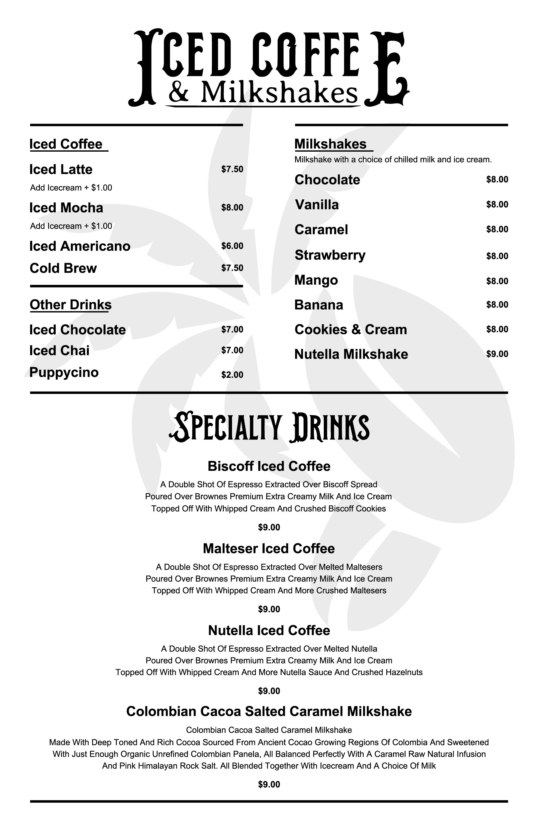 Diseño de Menú por Hanzulla wahid para este proyecto | Diseño #34771438