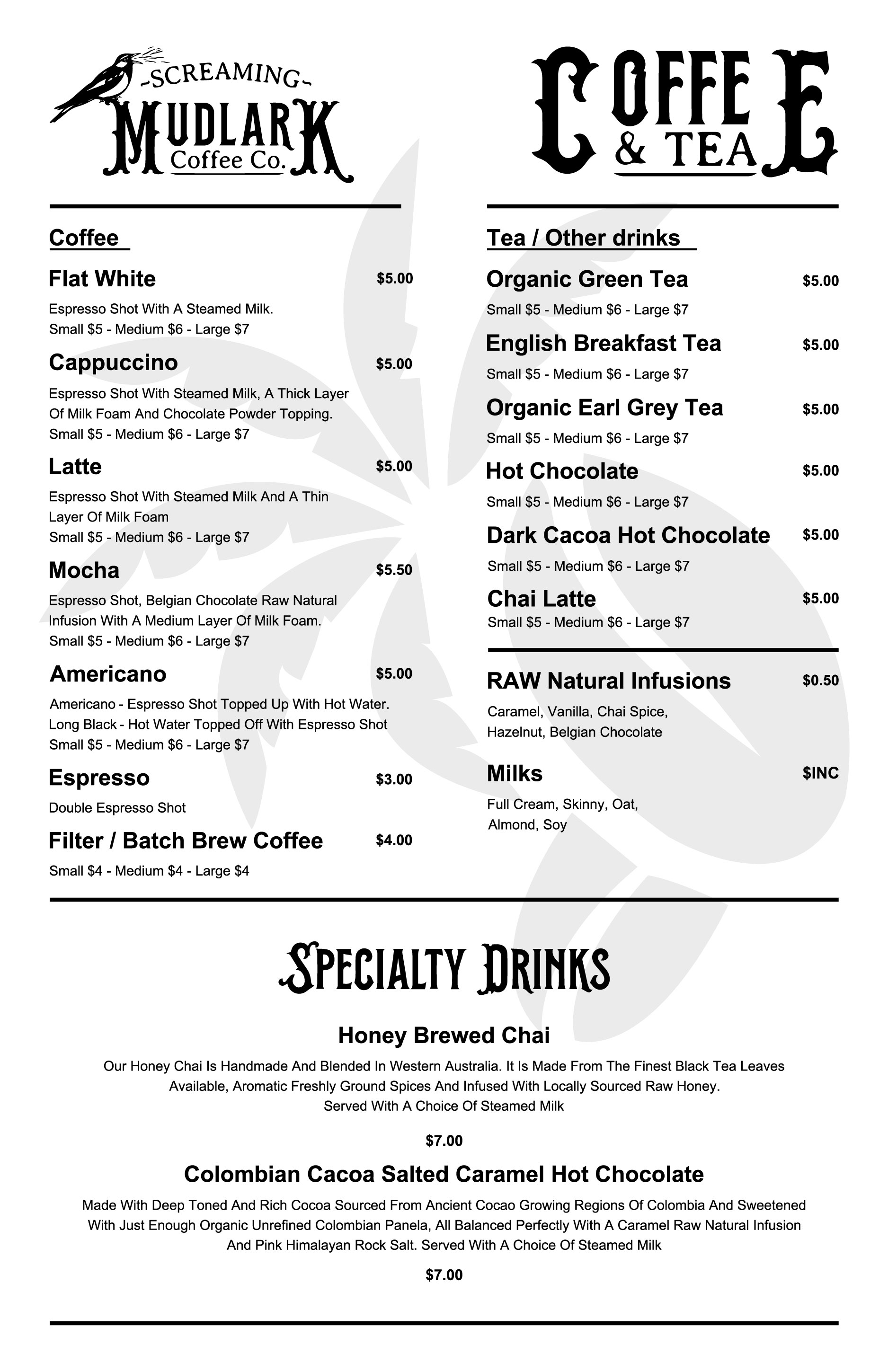 Menu Design by Hanzulla wahid for this project | Design #34771441