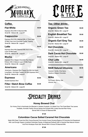 Menu Design by Hanzulla wahid for this project | Design: #34771441