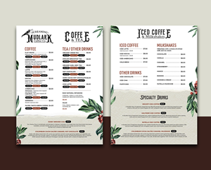 Menu Design by debdesign for this project | Design: #34784526