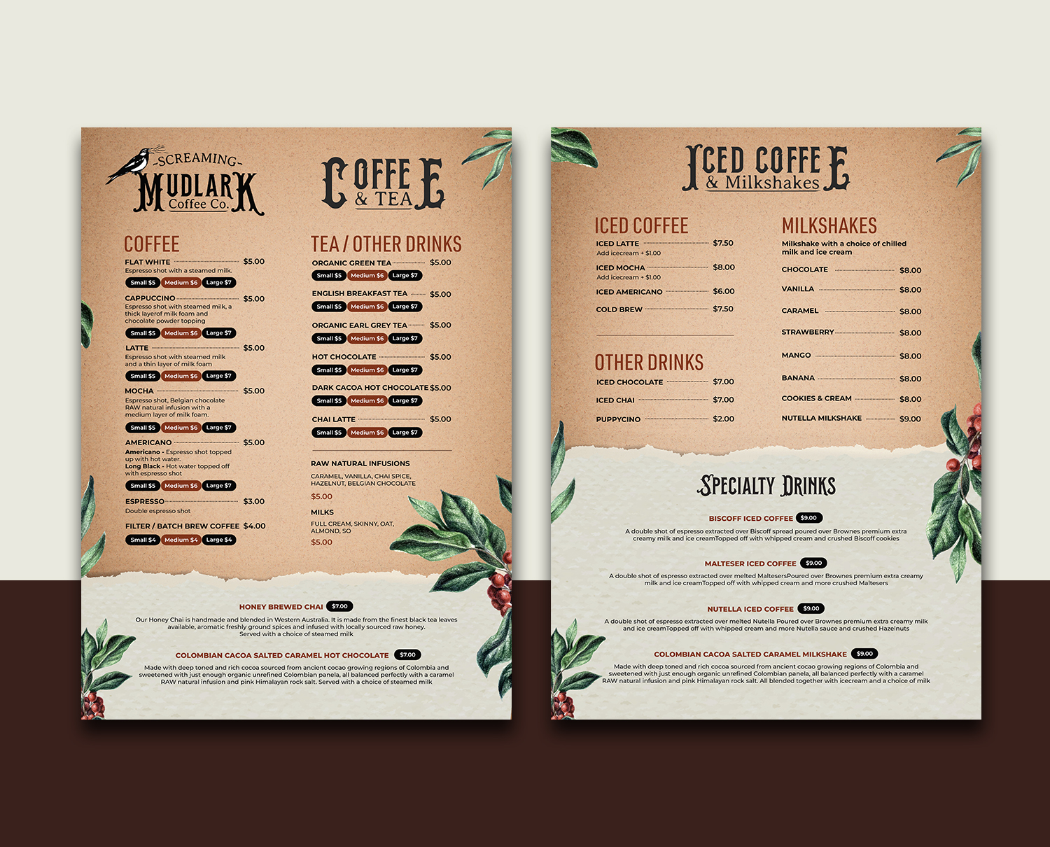 Menu Design by debdesign for this project | Design #34784527