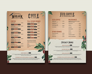 Menu Design by debdesign for this project | Design: #34784527