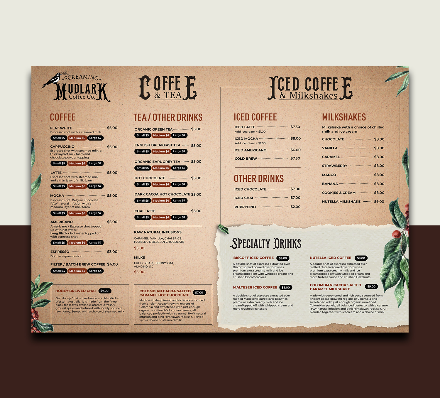 Menu Design by debdesign for this project | Design #34804012