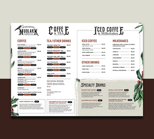 Menu Design by debdesign for this project | Design: #34804013