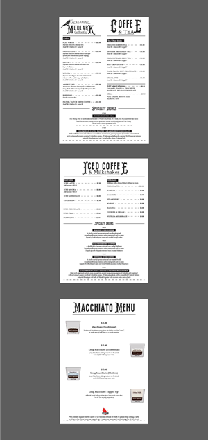 Menu Design by fly  design for this project | Design: #34768963