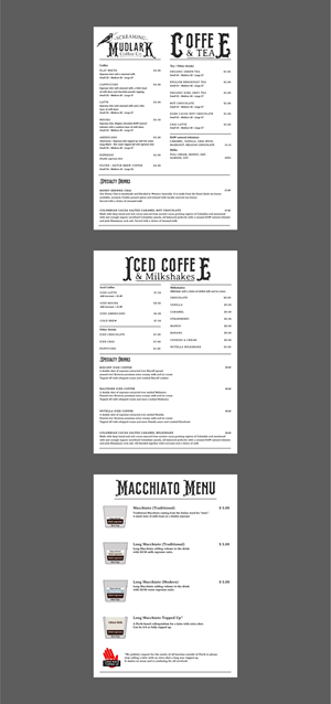 Menu Design by fly  design for this project | Design: #34768964