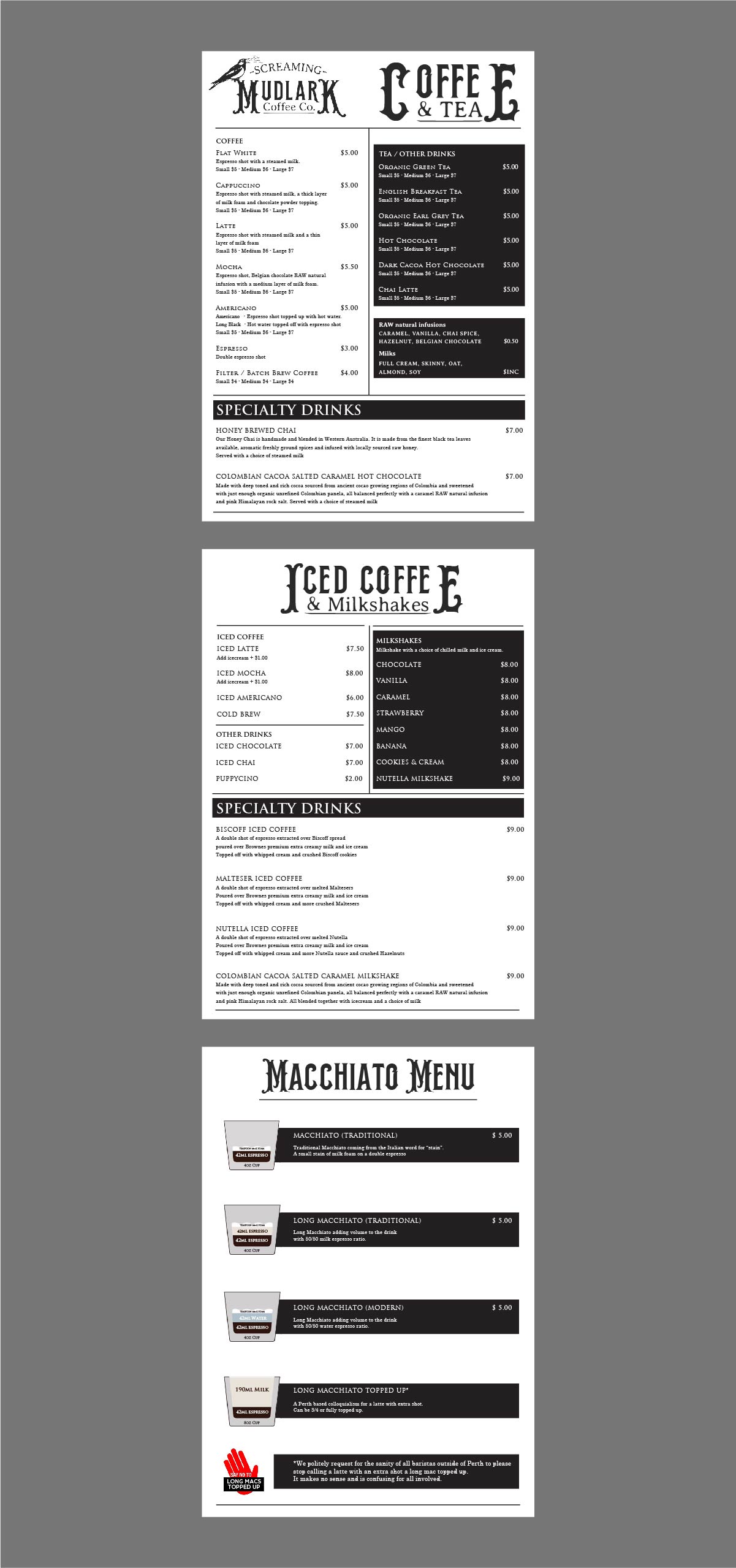 Menu Design by fly  design for this project | Design #34775959
