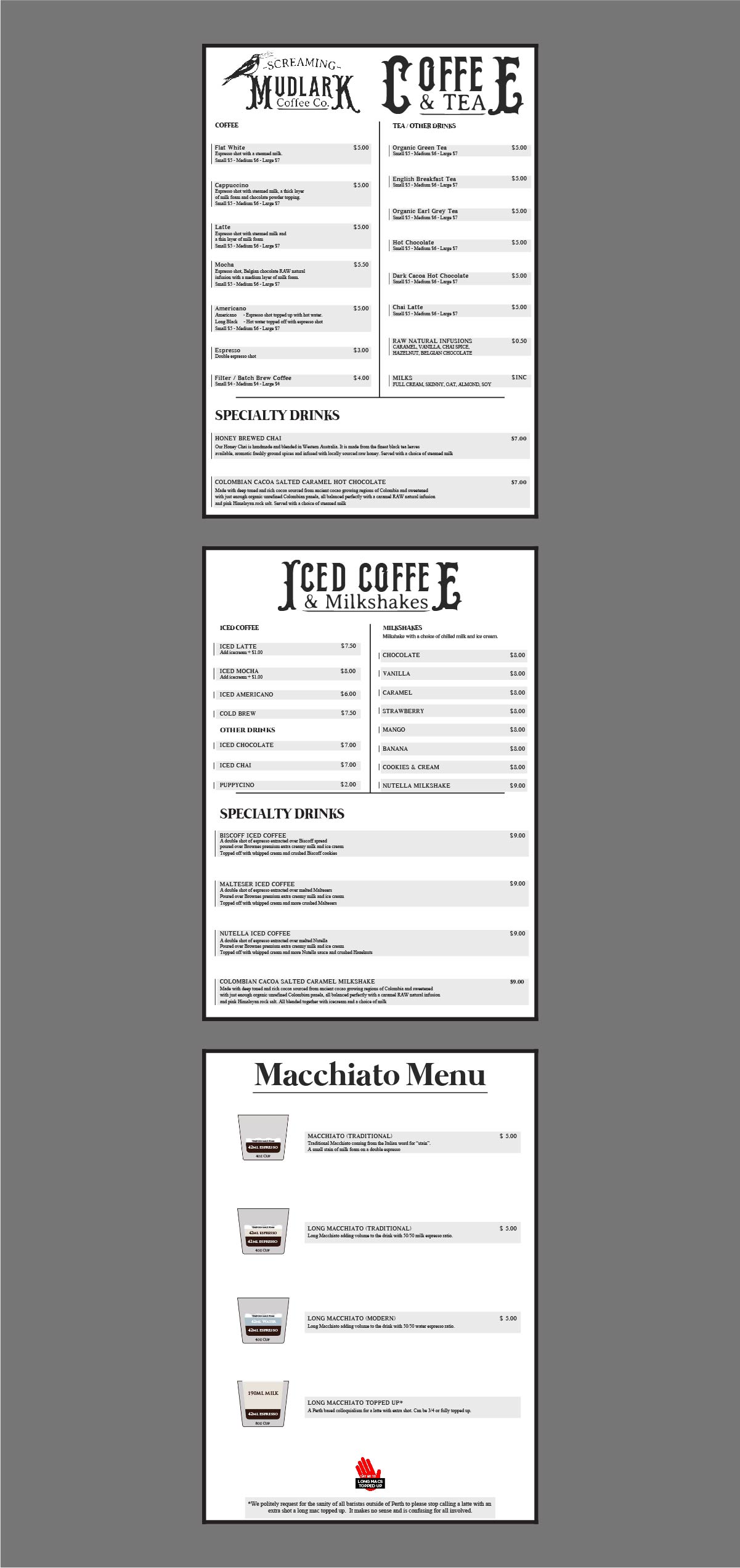 Menu Design by fly  design for this project | Design #34790037