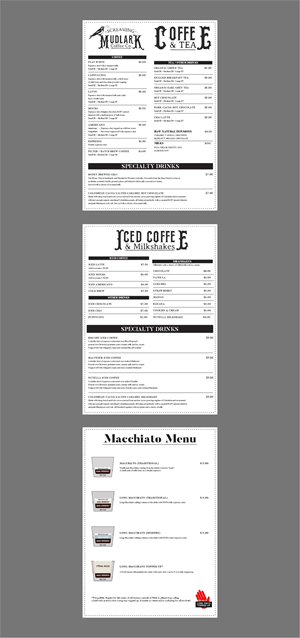 Menu Design by fly  design for this project | Design: #34790038