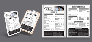 Menu Design by Impressive Designs for this project | Design #34772958