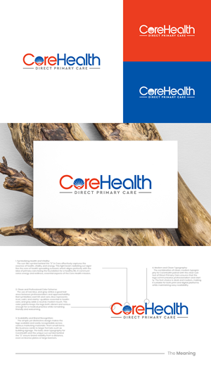 Diseño de Logo por 439 Creations para Core Health, PLLC | Diseño: #34771690