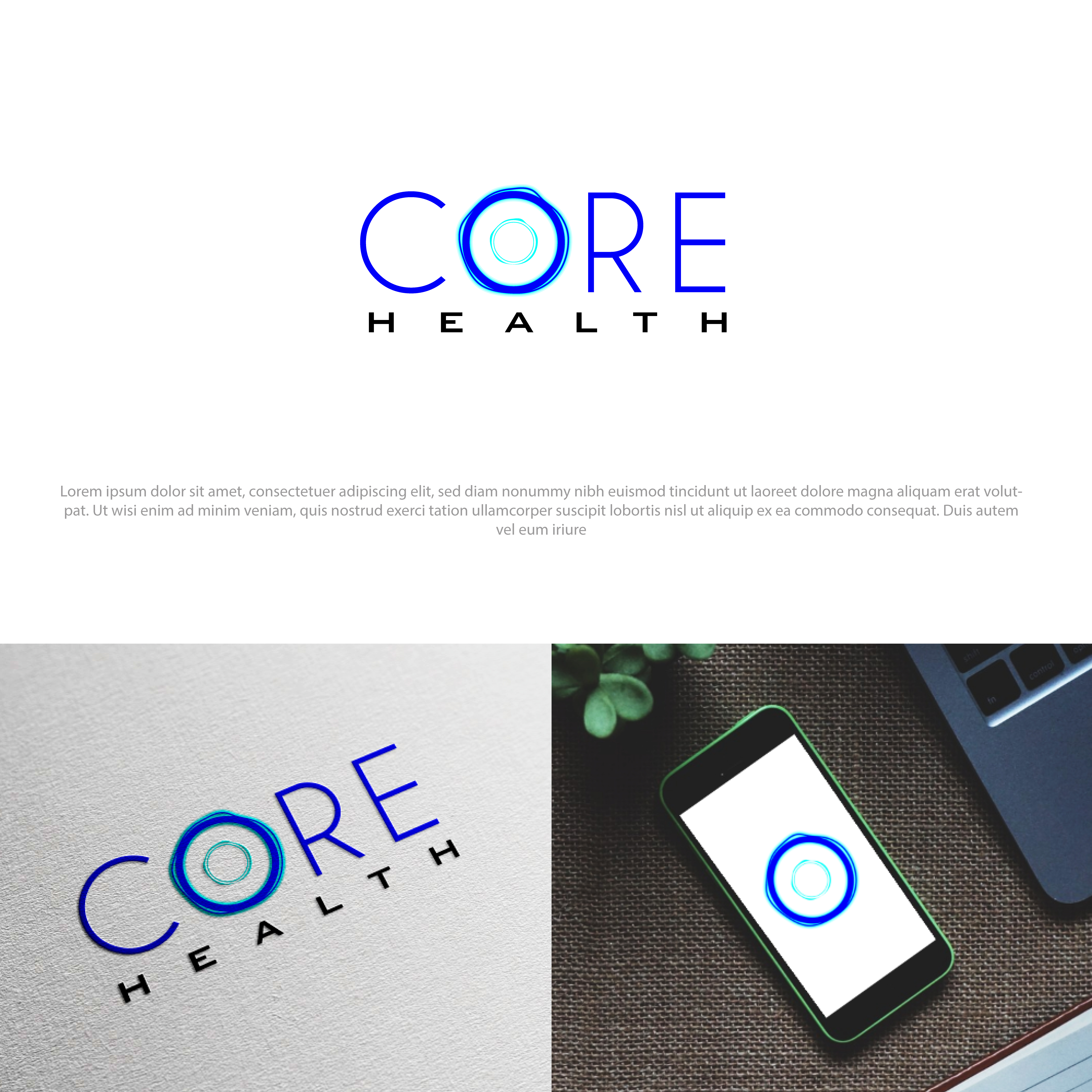 Diseño de Logo por AbhishekkM'24 para Core Health, PLLC | Diseño #34770734