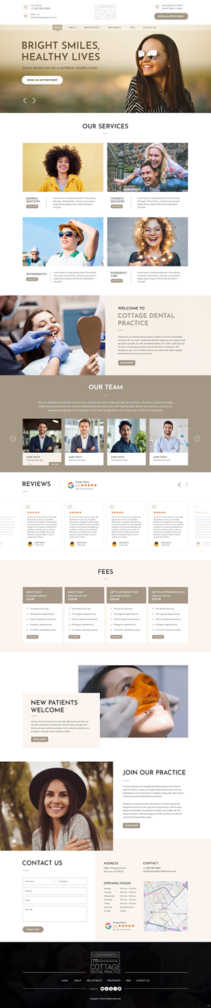 Web-Design von pb für cottage dental practice | Design: #34877937